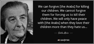 Attribution History of Golda Meir Quote on Children and Conflict